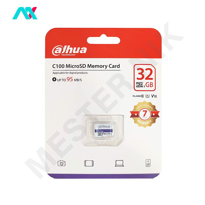 کارت حافظه microSD داهوا 32GB مدل DHI-TF-C100 کلاس 10