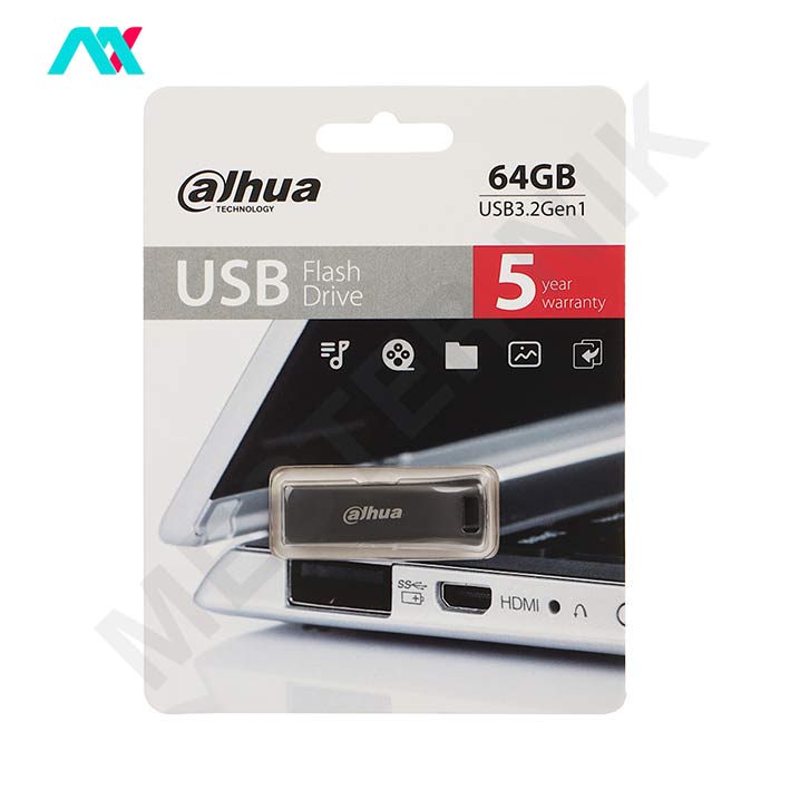 فلش مموری Dahua داهوا USB3.2 مدل U156 ظرفیت 64 گیگابایت