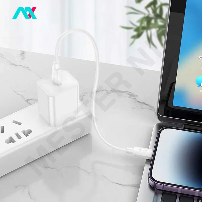 کابل شارژ هوکو USB-C to iphone مدل X96