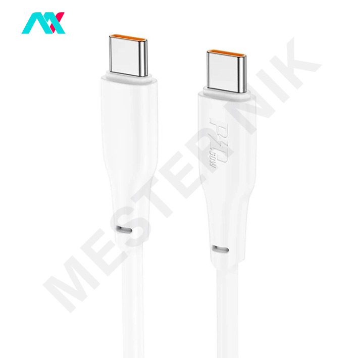 کابل شارژ  60 وات USB-C به USB-C هوکو مدل X93