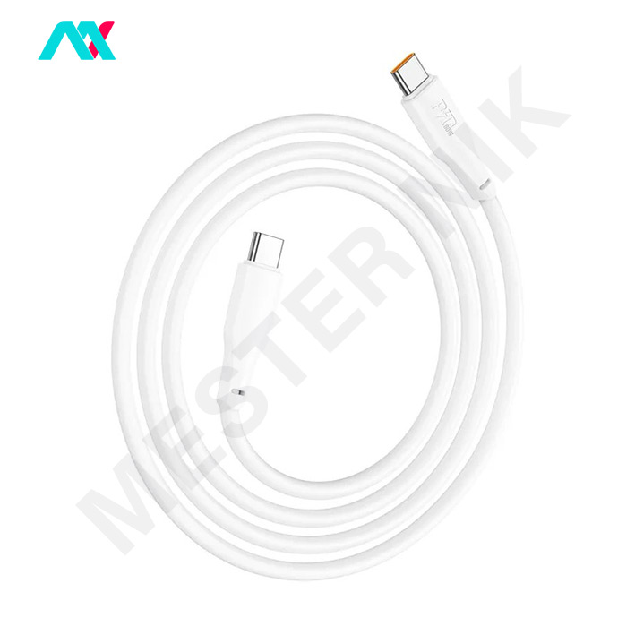 کابل شارژ  60 وات USB-C به USB-C هوکو مدل X93