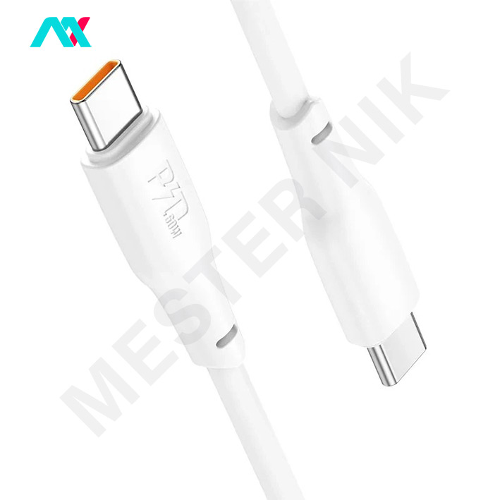 کابل شارژ  60 وات USB-C به USB-C هوکو مدل X93