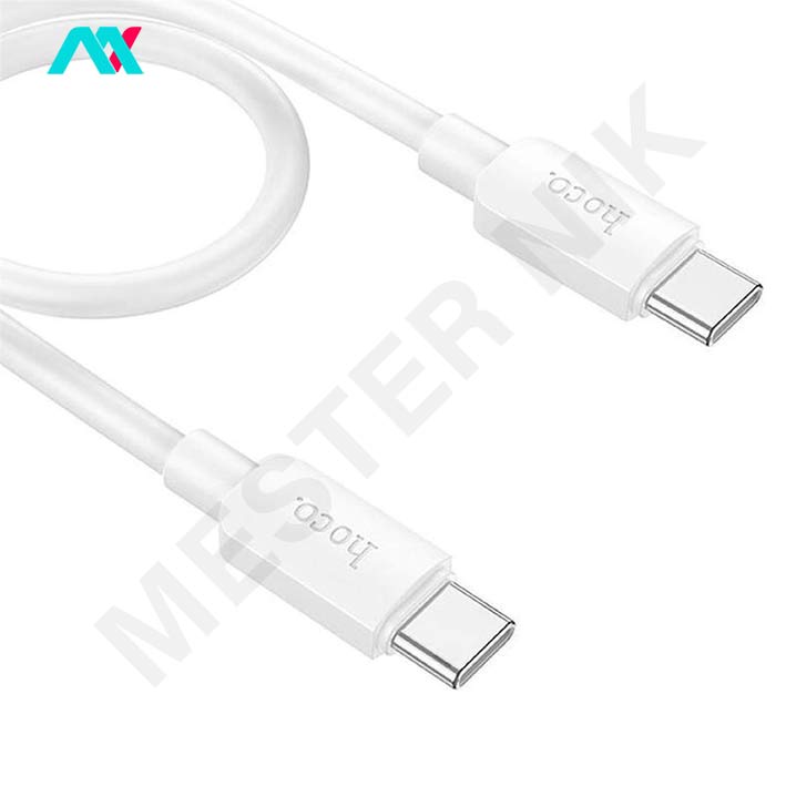 کابل شارژ 60 وات هوکو USB-C to USB-C مدل X96