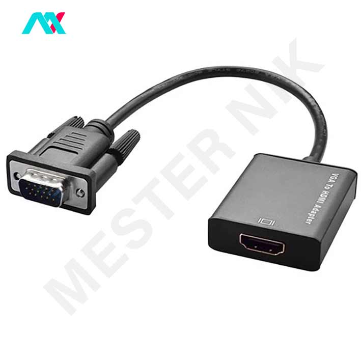 تبدیل VGA به HDMI کایزر با صدا و پاور مدل k-88