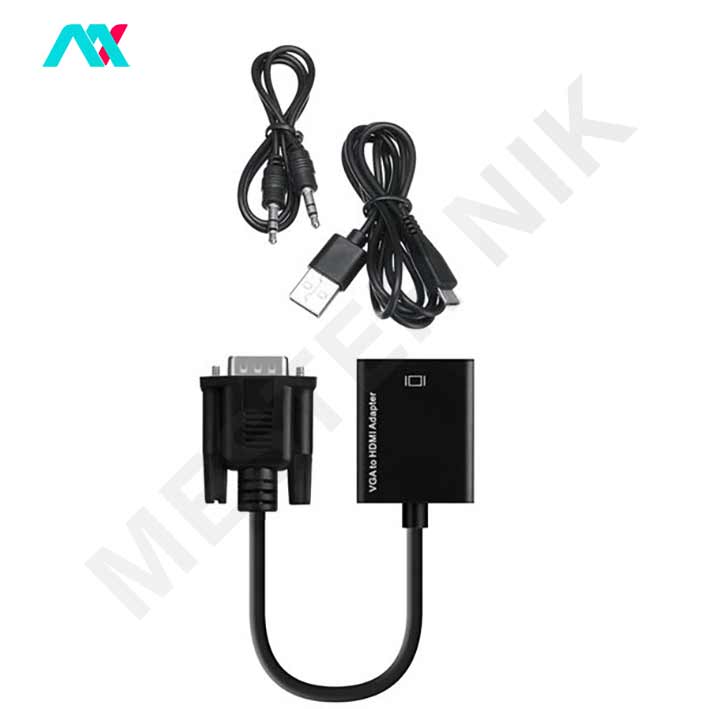 تبدیل VGA به HDMI کایزر با صدا و پاور مدل k-88