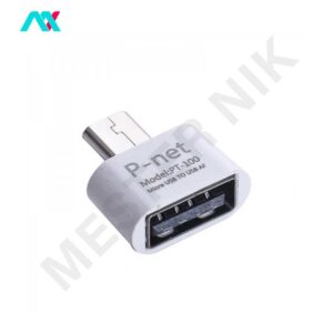 مبدل OTG پی‌نت MicroUSB to USB مدل PT-100