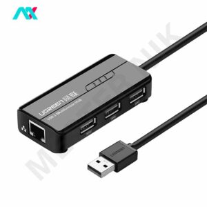 هاب 3 پورت یوگرین USB2.0 + LAN مدل 20264