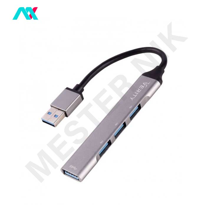 هاب 4 پورت USB3.0 با سری USB-A وریتی مدل H409