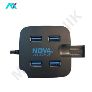 هاب USB3.0 چهار پورت X-NOVA با سری USB-A مدل x790