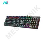 کیبورد مکانیکال گیمینگ سیمی AULA مدل S2022 BLUE SWITCH