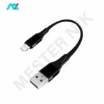 کابل پاوربانک لایتنینگ usb-a to lightning باز 30cm