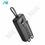 پاوربانک 20000 هوکو 22.5W+PD20W مدل j132A کابل دار