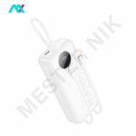 پاوربانک 20000 هوکو 22.5W+PD20W مدل j132A کابل دار