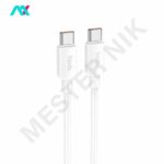 کابل شارژ 100 وات USB-C به USB-C هوکو مدل X96 طول 1 متر