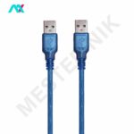 کابل دو سر USB 2.0 نری شیلدار 30 سانتیمتر کایزر