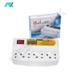 محافظ برق دیجیتال 7 خانه OMEGA امگا 1.3 متری