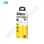 کابل دیتا و فست شارژ 3.1A تایپ‌سی inkax CB-36