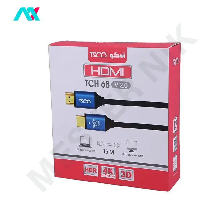کابل HDMI 4K ورژن 2 تسکو مدل TCH 68