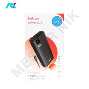 پاوربانک فست شارژ 20000 هترون 22.5 وات مدل HPB2050
