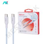 کابل شارژ و دیتا 100 وات هترون مدل HC610HB